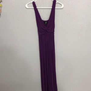 Purple maxi dress